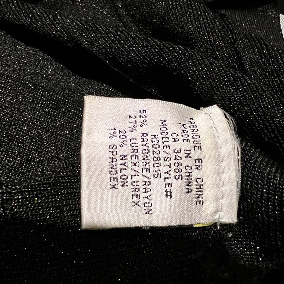 LADY DUTCH | Sparkly Body Con Little Black Dress - Picture 10 of 10